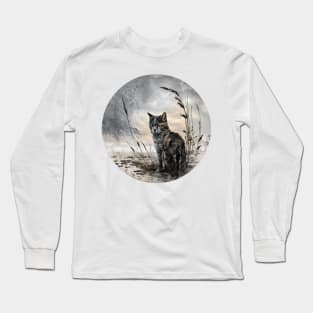 Experience the Magic of Fantasy Cat Warrior Designs Long Sleeve T-Shirt